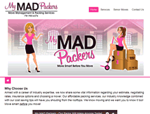 Tablet Screenshot of mymadpackers.com